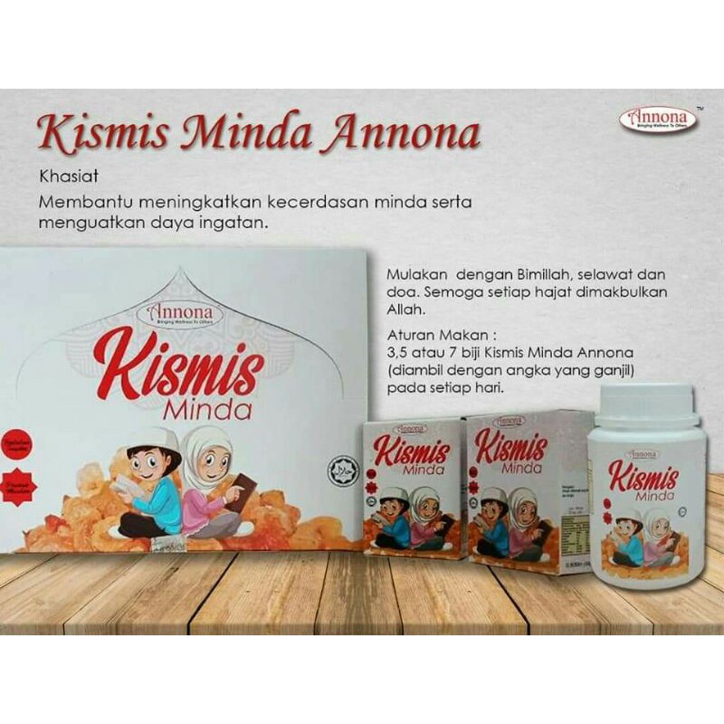 

KISMIS MINDA A+ ANNONA UNTUK MEMPERKUAT DAYA HAFAL ANAK