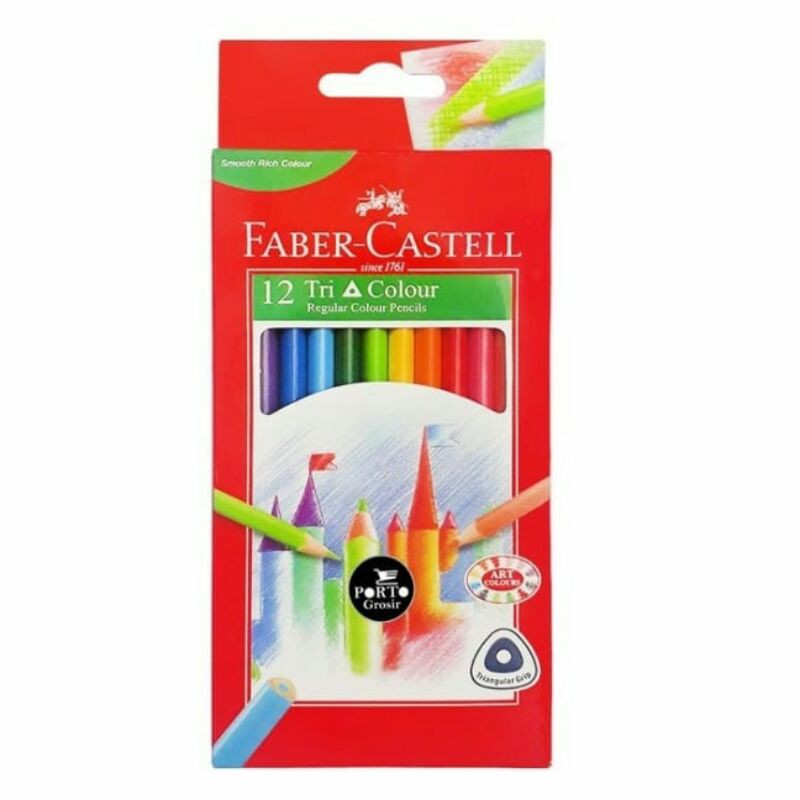 

Faber-Castell Pensil Warna TRI GRIP 12
