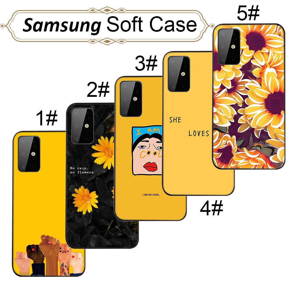 Soft Case Motif Kuning Estetik Untuk Samsung Galaxy A51 A71 A81 A91 M10 M20 M30 Shopee Indonesia