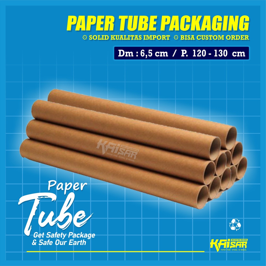 

Paper tube / Paper core / Tabung Selongsong / Dus Packing Panjang 130 cm Diameter 6.5 cm