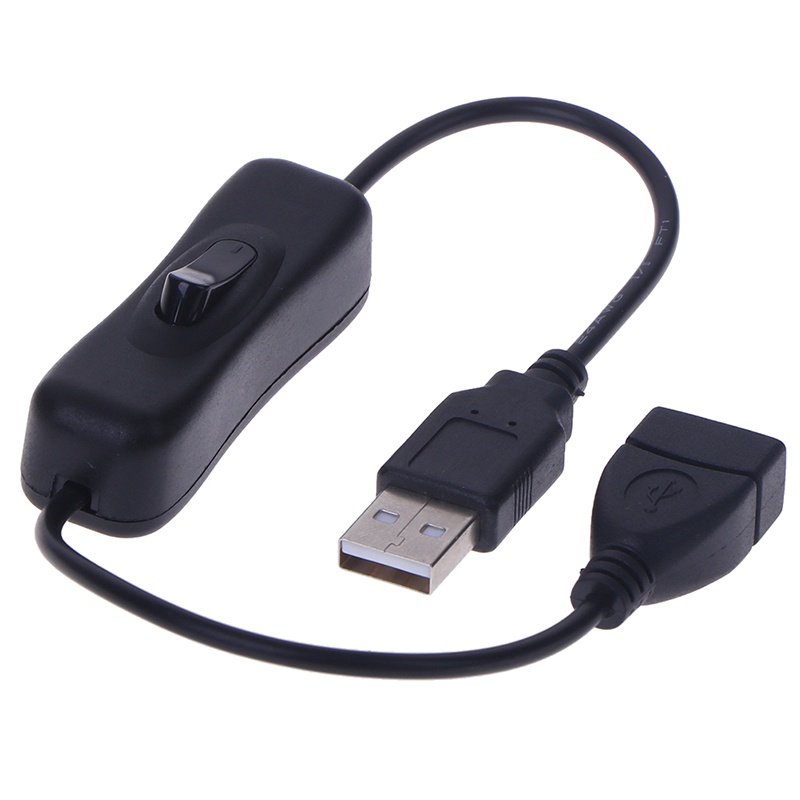 {LUCKID}1Pc USB 2.0 A Male to A Female Extension Extender Cable With Switch ON/OFF Cable