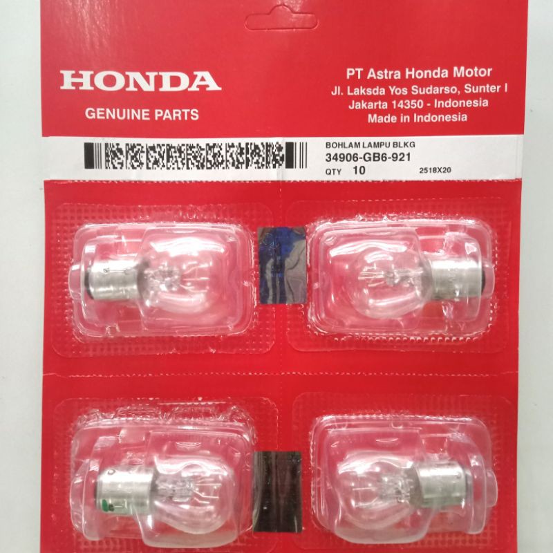 Lampu Bohlam Belakang Honda GB6-921
