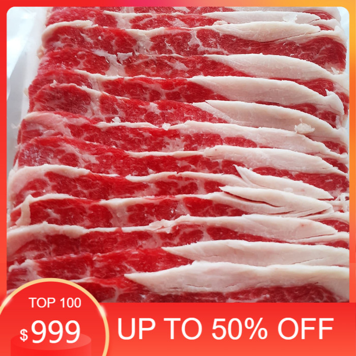 

USA Beef Short Plate - Daging Sapi Slice Yoshinoya Yakiniku Shabu 500g