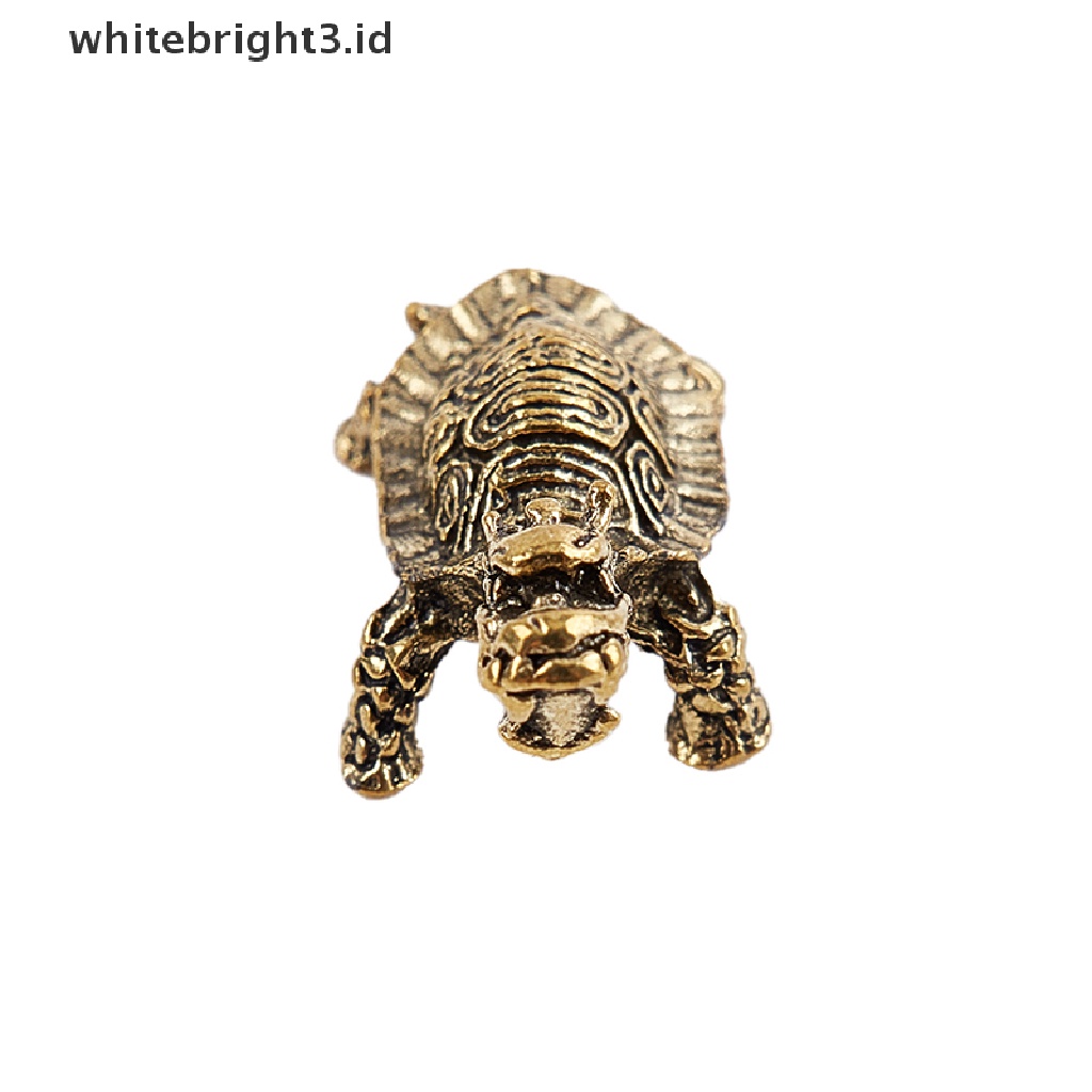 (whitebright3.id) 1pc Patung Kurakura Naga Retro Bahan Metal Untuk Dekorasi Meja / Hadiah