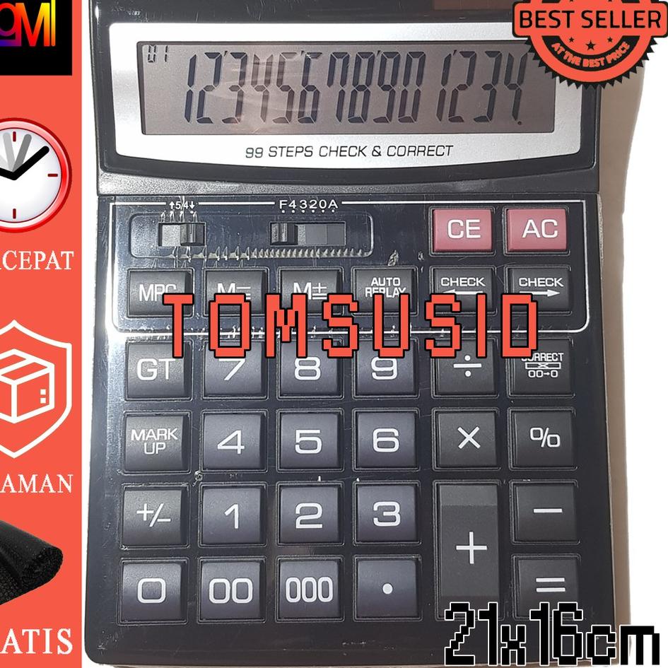 

TYN BESAR ! Kalkulator Citizen 914D 14 digit - Kakulator Dagang / Kalkulator Check / Calculator Besar oocd125