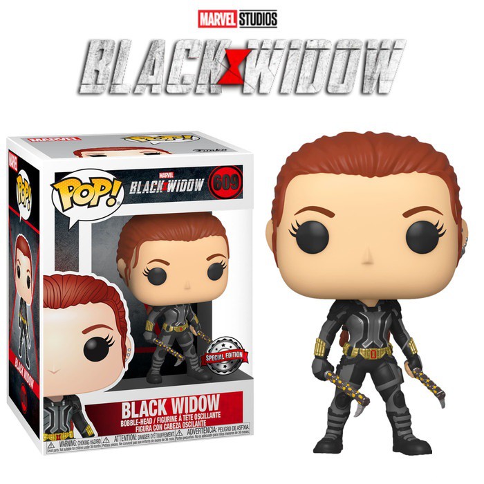 Funko POP Marvel Black Widow (Movie) - Black Widow (Gray Suit) [Exclusive] #609