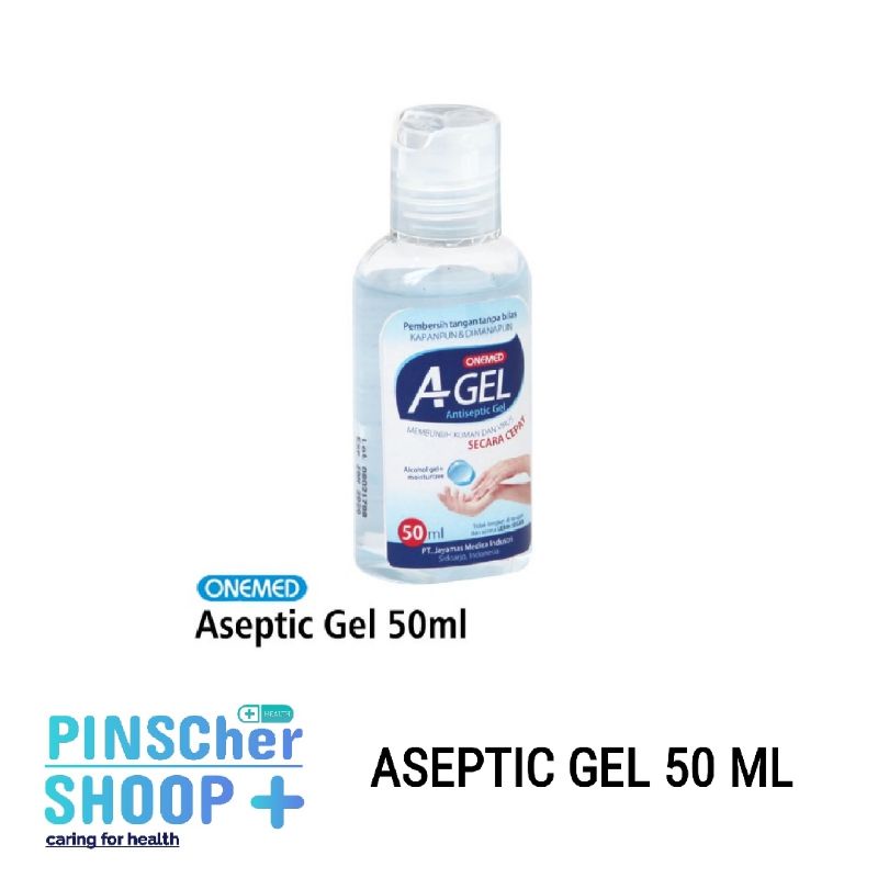 ASEPTIC GEL ASEPTIK 50 ML HANDSANITISER EKONOMIS COCOK DI SAKU