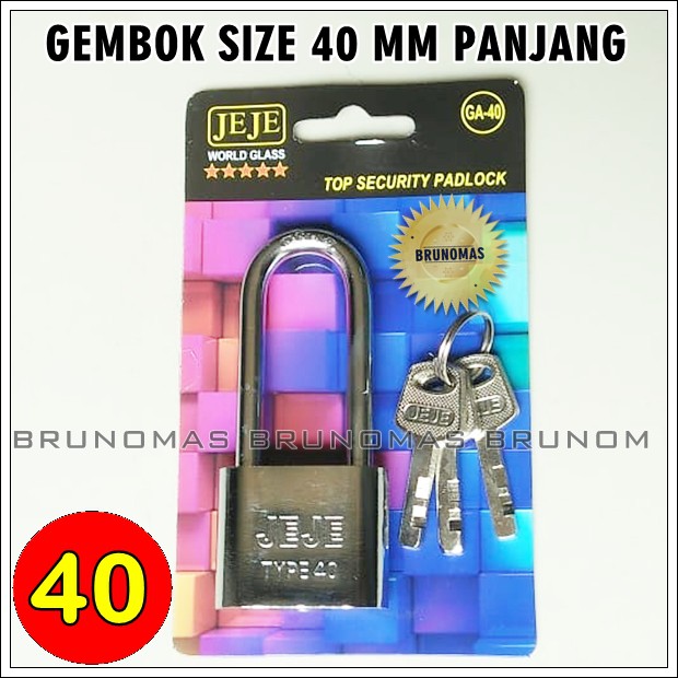 Termurah Gembok 40 Mm Panjang Serba Guna - Kunci Pintu Pagar Rumah Ko05rZF0ra1K8