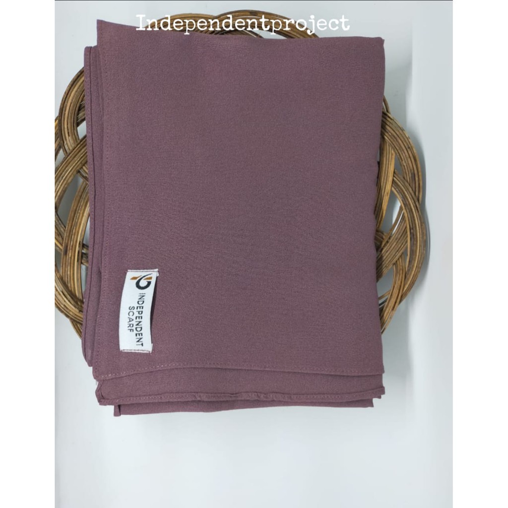 Pashmina Tali Diamond Crepe 180x75-Dusty Purple