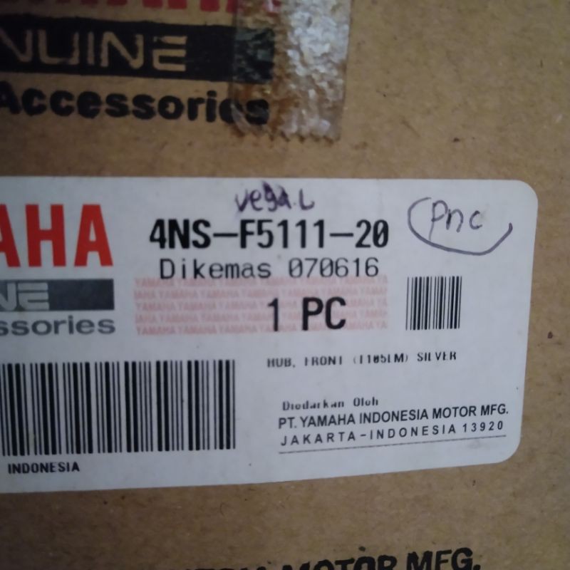 Tromol Depan Vega R Lama FIZR Force One Lama Asli Original Yamaha