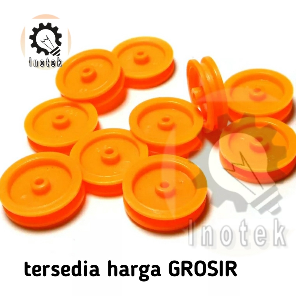 Pulley Penggerak untuk Belt 2mm diameter kisaran 16mm Arbor 1.95mm