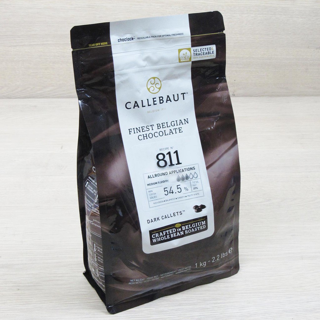 

Callebaut Dark Chocolate 811 (54,5%) 100 gram