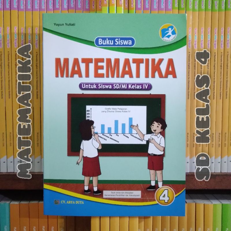 Buku Akreditasi Matematika SD MI Kelas 4 IV Kurikulum 2013 Original Arya Duta