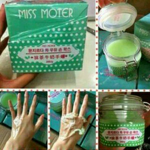 

MISS MOTER HIJAU / MATCHA AND HAND WAX