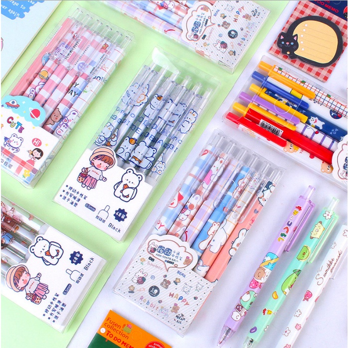 PULPEN GEL MEKANIK MOTIF LUCU 0.5 mm // Bolpen Gel | Ball Pen Motif Lucu | ATK Karakter Unik Lucu | Harga 1 Pcs