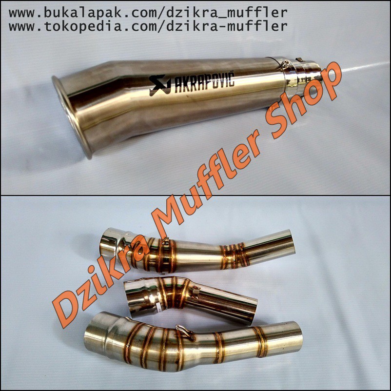 Knalpot Akrapovic megaphone slip on for New CB150R - CBR150R Lokal K45 Facelift K45G - CBR250R