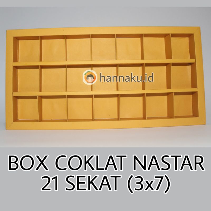 

BOX SEKAT UNTUK COKLAT / NASTAR 21 SEKAT