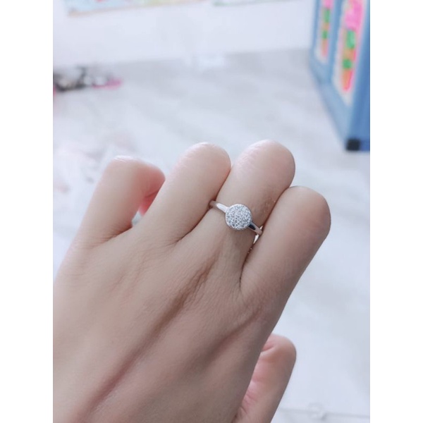 cincin di*r mp full/ cincin perak asli silver 925 lapis emas/ cincin fashion import