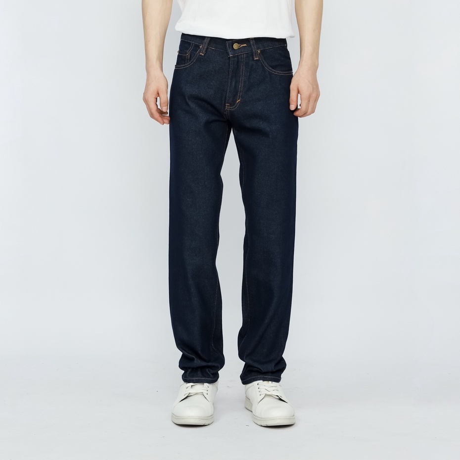 Fathco - Celana Jeans Reguler Basic Blue Garment