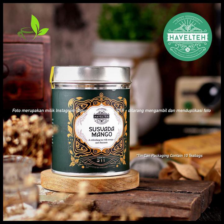 

Havelteh - Susvada Mango 10Tb Kaleng Havel Tea Mango Fruity Tea Mangga