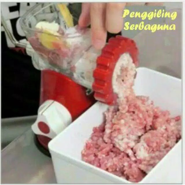 Mesin / Alat Penggiling Daging Sayur Buah Manual Multifungsi Meat Grinder Murah