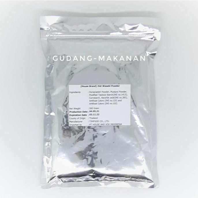 

Wasabi Powder House 500gr - Standard