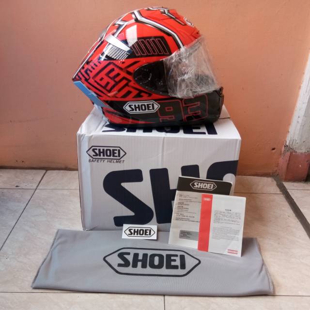shoei x14 red ant copy 1:1 ready stock tanpa P.O