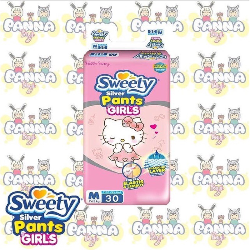 SWEETY SILVER PANTS GIRL