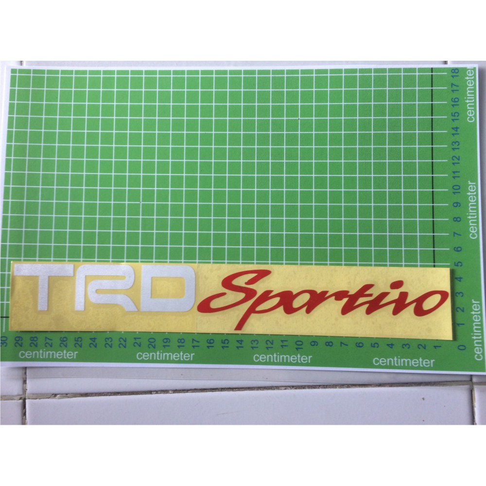 Sticker Cutting Scotlite TRD Sportivo 30x5cm