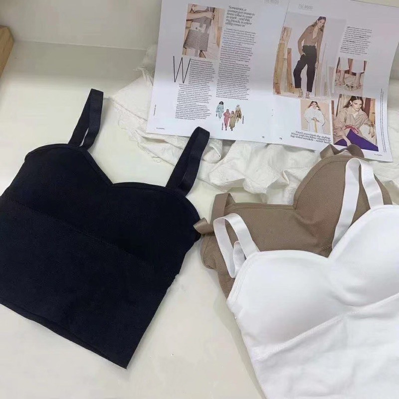 COD COCO TANK TOP (ada cup ba cup busa,korean square tanktop,crop top,bralette,sport bra)