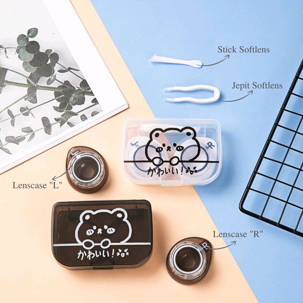 TEMPAT SOFTLENS MINI CUTE LINE