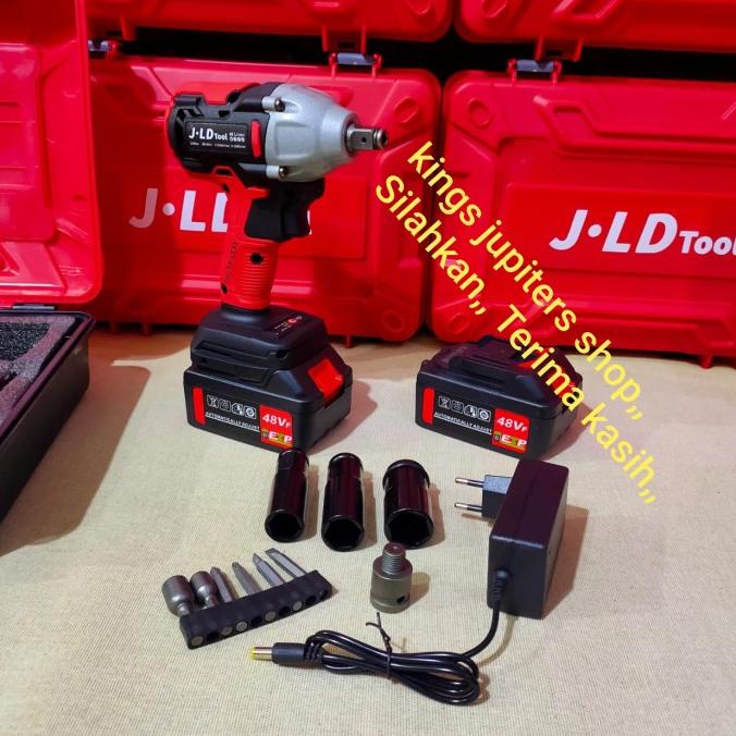 MESIN BOR BUKA BAUT JLD 48VOLT IMPACT WRENCH 48 VOLT JLD CORDLESS 48 V