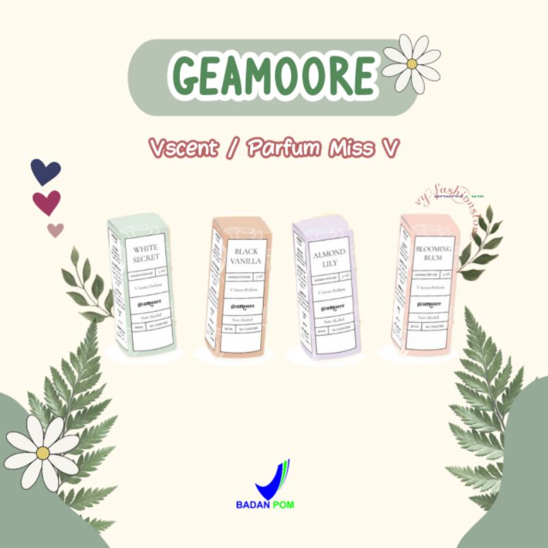 Vscent Parfum Geamoore BPOM / Parfum Miss V