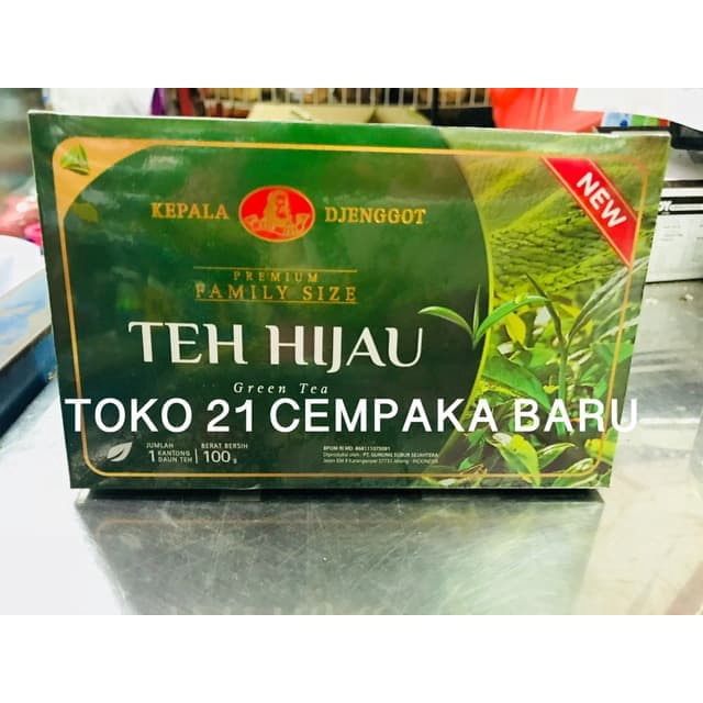 

Kepala Djenggot Teh Hijau Box 100gram | Green Tea Sehat Diet Murah Promo