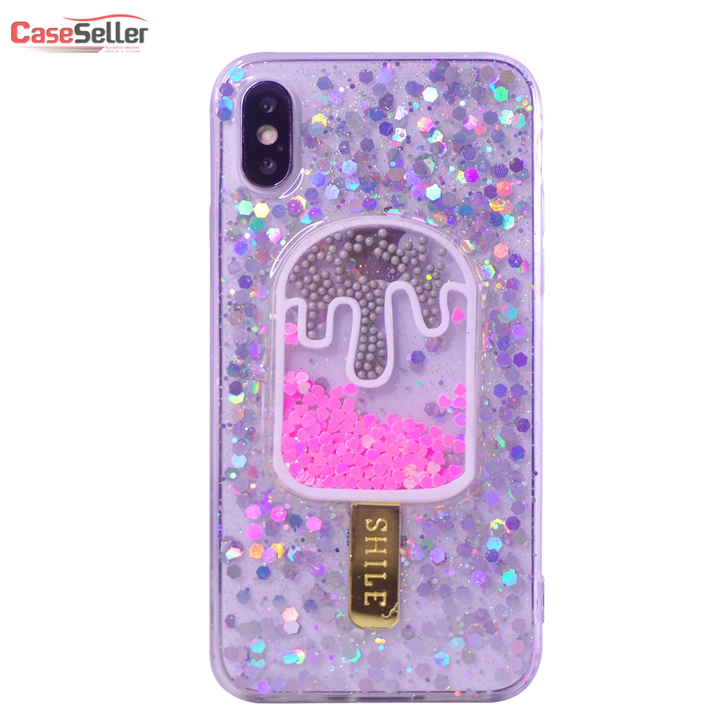 VIVO V11i  V15 Pro  Y71  3D Glitter Blink Softcase desain motif 3D Timbul