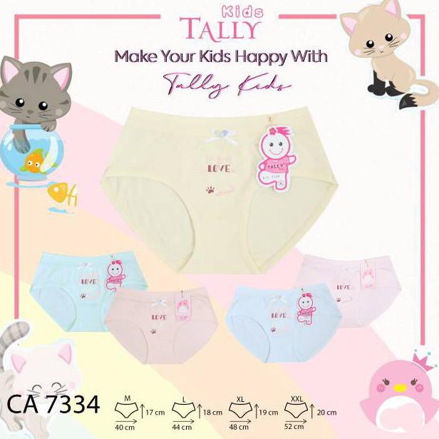 ❤ MIMI ❤ TALLY CD Anak Cewek Celana Dalam Anak Model Boxer Segitiga  7351 7510 7330 7395 7334