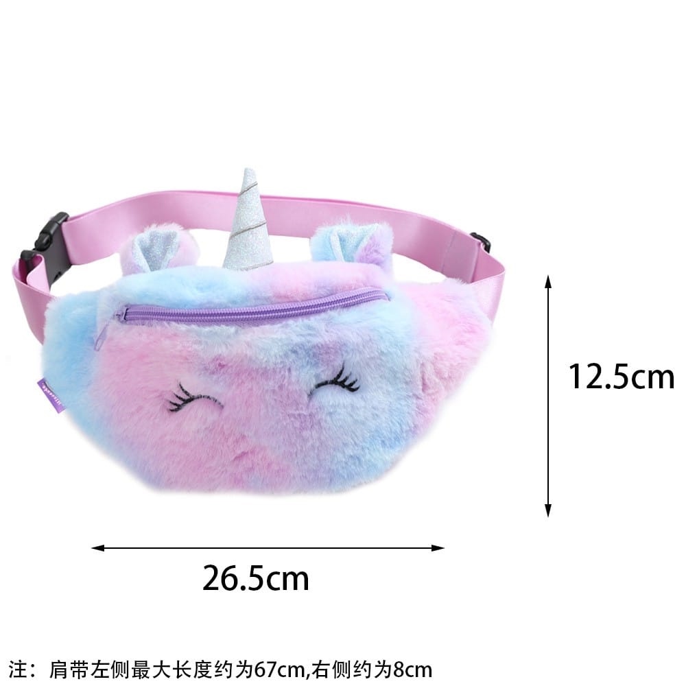 Waistbag /Tas Anak/tas Selempang karakter UNICORN LUCU/tas import