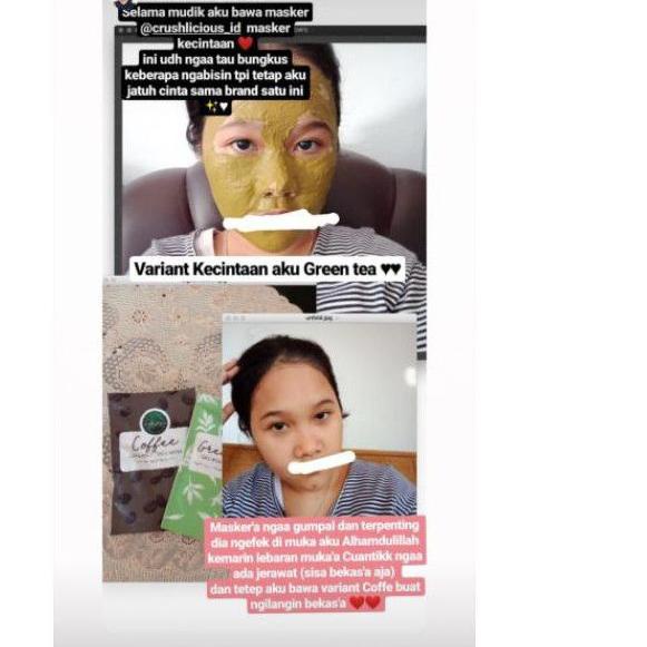 ㊠ FREE GIFT MASKER ORGANIK CRUSHLICIOUS - MASKER CRUSHLICIOUS ID MASKER ⇻