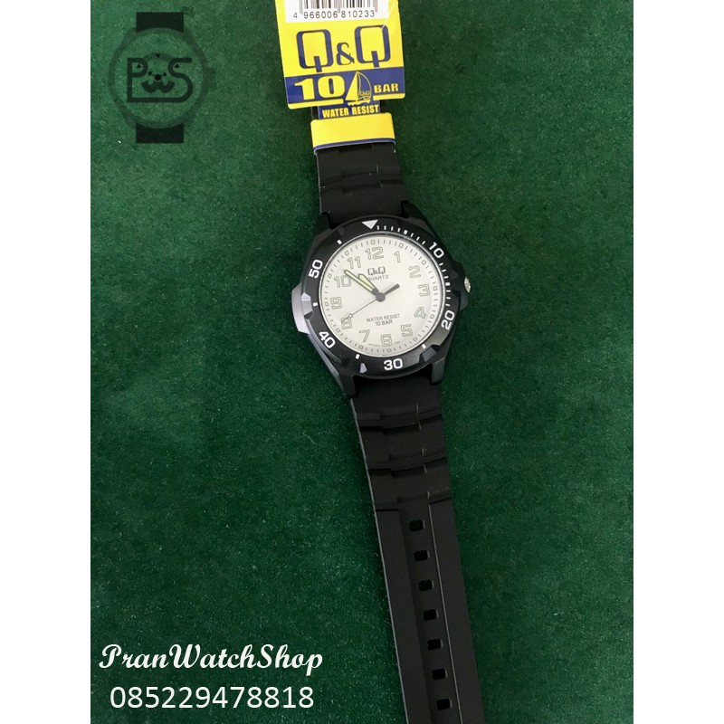 Jam Tangan Q Q Original Pria Analog Water Resist 10 Bar Diameter 4cm Rubber Strap Vr70 Shopee Indonesia