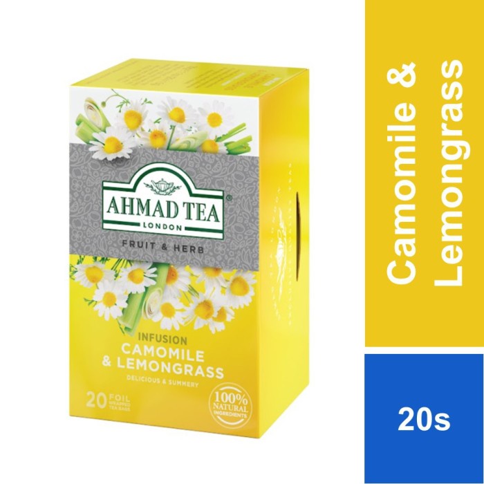 

Ahmad tea camomile & lemongrass blend 20's