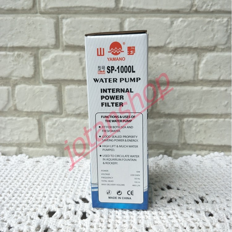 YAMANO SP1000L SP 1000L SP-1000L Internal Filter mesin pompa Aquarium Aquascape