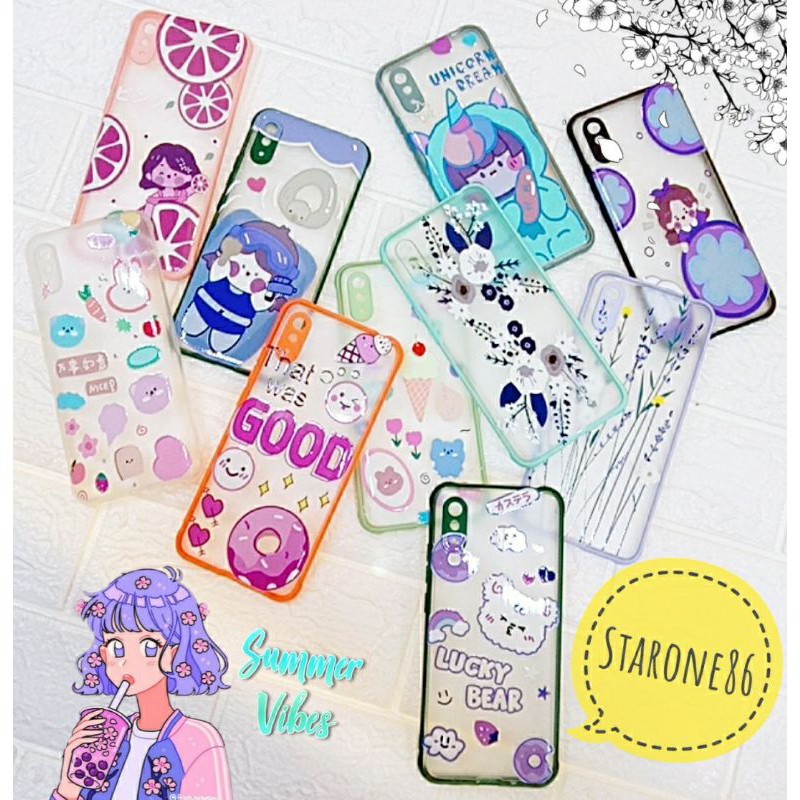 Case Fuze Vivo V19/V17 List Candy Korean Cute