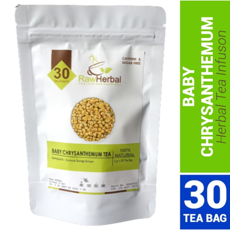 Baby Chrysanthemum Flower Tea : Teh Bunga Baby Chrysanthemum (30 Tea Bag)