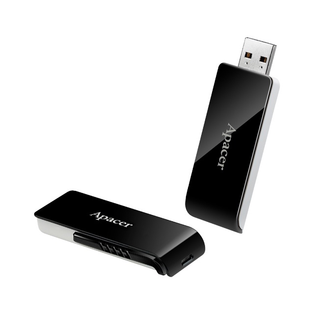 APACER Flash Drive AH350 USB 3.2 Gen 1 32GB - Black