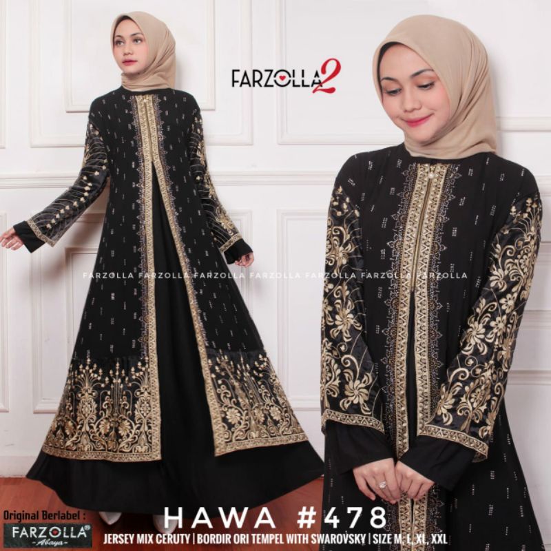 Abaya Hawa Turkey Farzolla | Busana Arab Muslimah 467 478