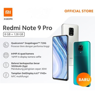 Jual Hp Xiaomi Redmi Note 9 Pro 8/128GB Garansi Resmi Indonesia|Shopee