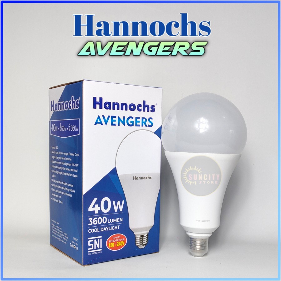 Hannochs Lampu LED Avengers 40 Watt - Cahaya Putih