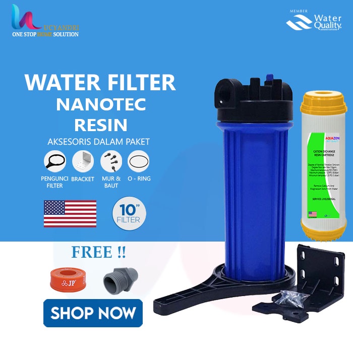 Filter Air Nanotec Biru 10 Resin Filter - Resin