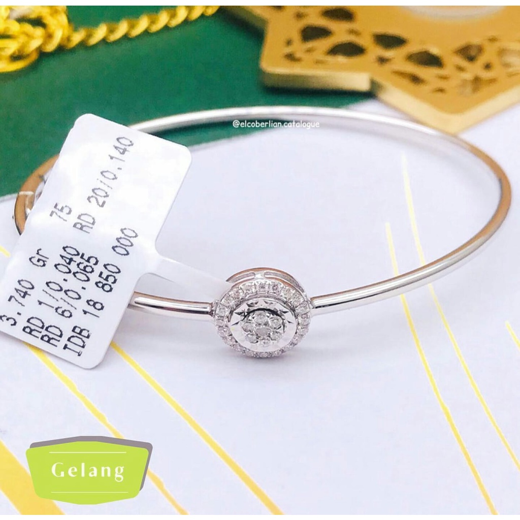 Elco Jewellery - Gelang Berlian Eropa F Vvs | GBRE-00359HK Berkualitas dan Bergaransi