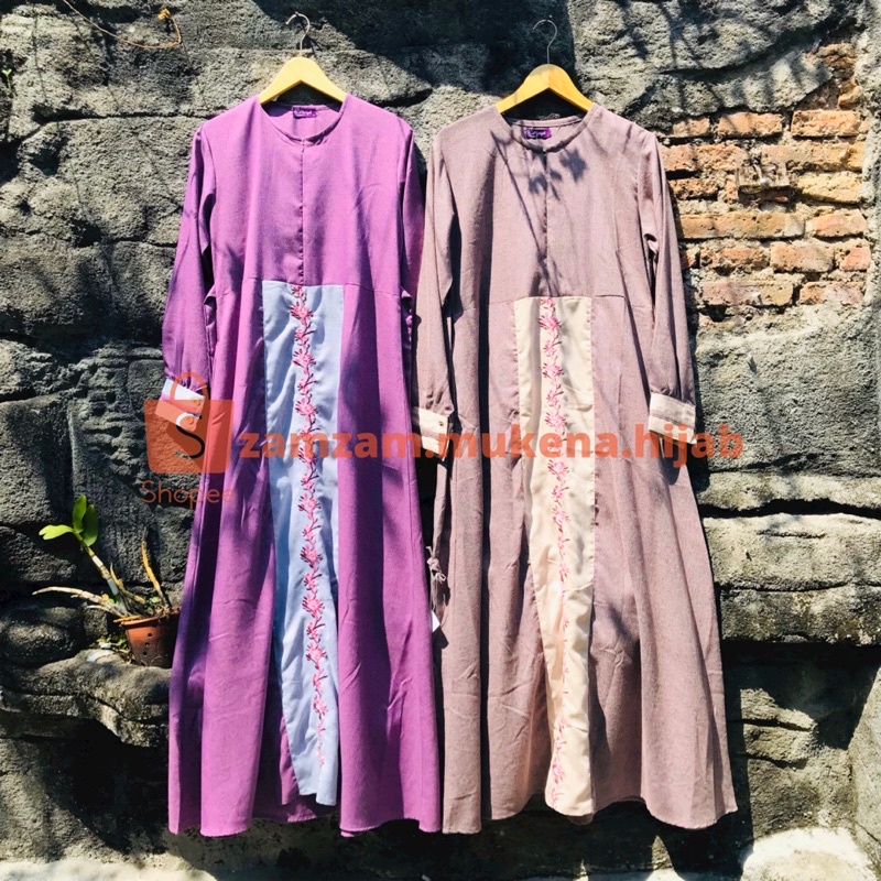 Gamis Katun Madina | Gamis Bordir